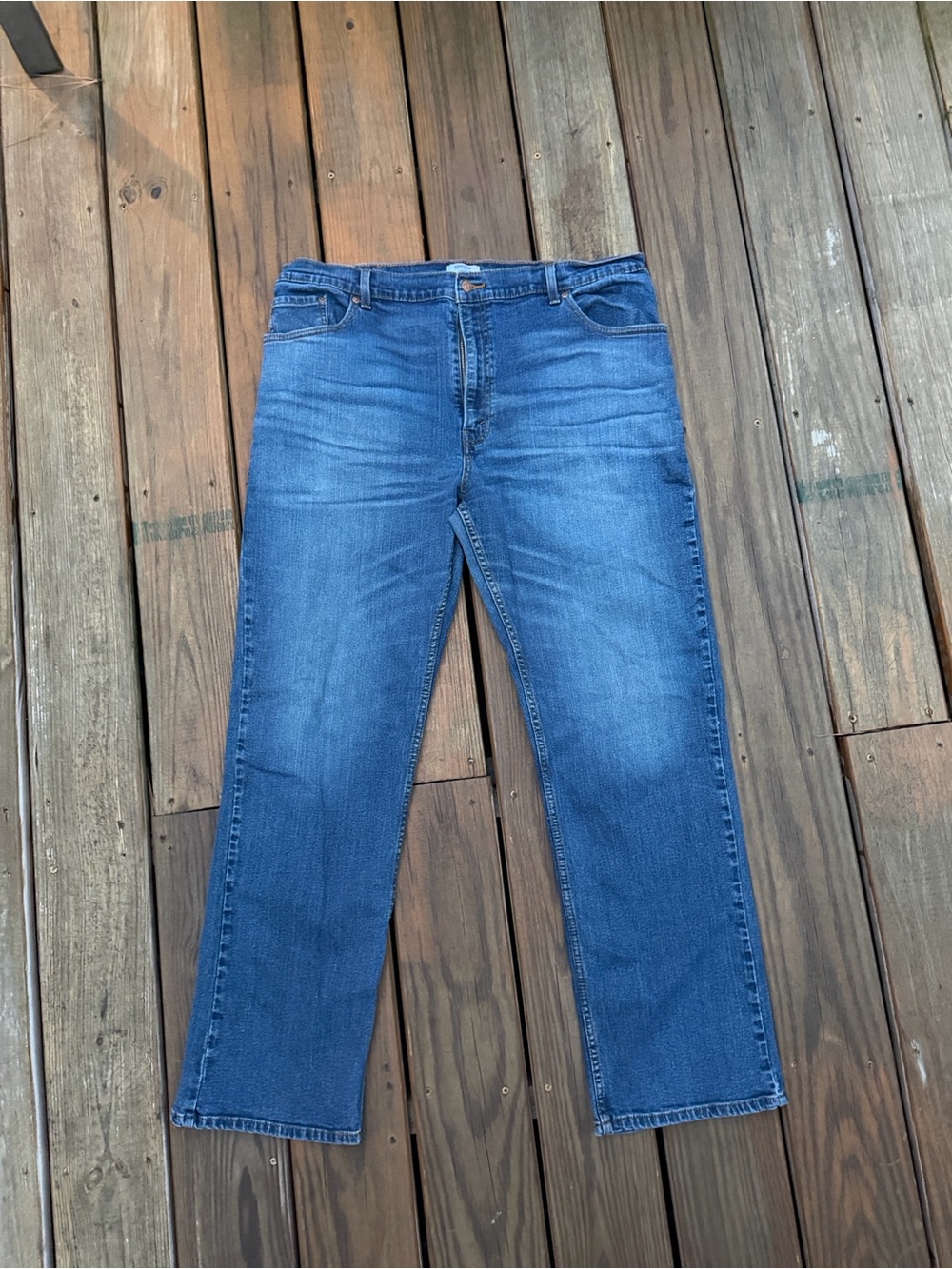 Denizen from Levi's Men's Blue Straight Jeans 285 Relaxed 42x32
